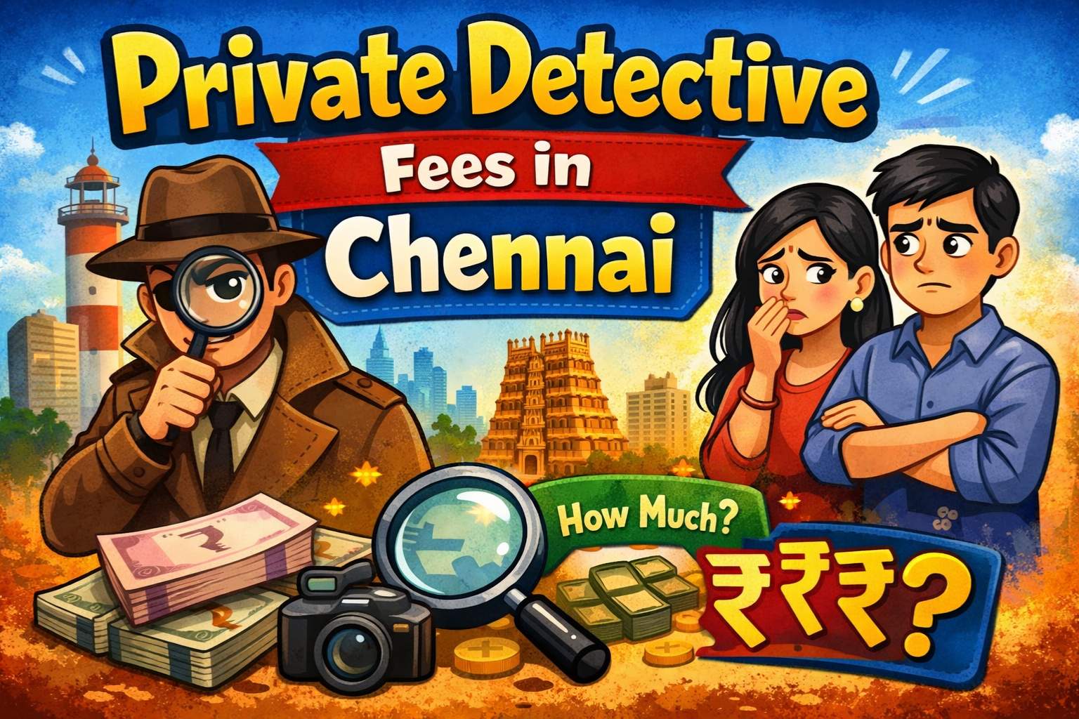 Read more about the article Private Detective Fees in Chennai – Real Cost, Charges & Price Guide 2026