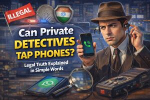Read more about the article Can Private Detectives Tap Phones? Legal Truth Explained
