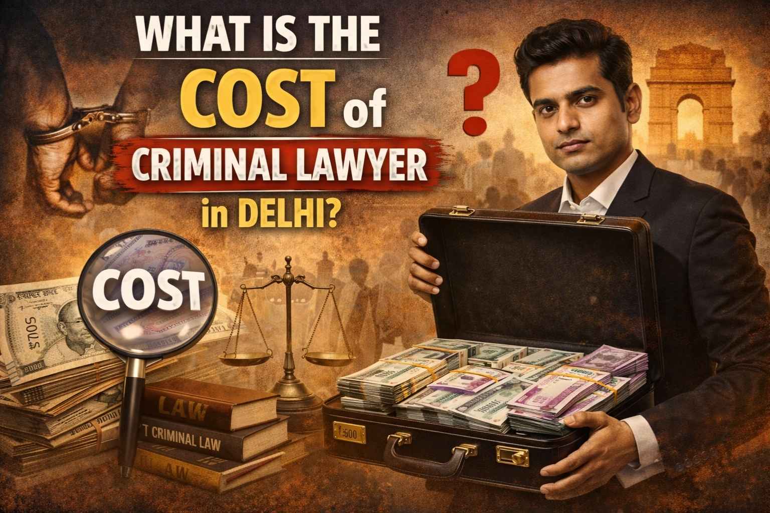 You are currently viewing What is the cost of criminal lawyer in Delhi?