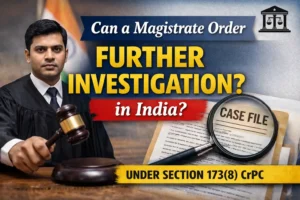 Read more about the article Can a Magistrate Order Further Investigation? Legal Position under Section 173(8) CrPC Explained