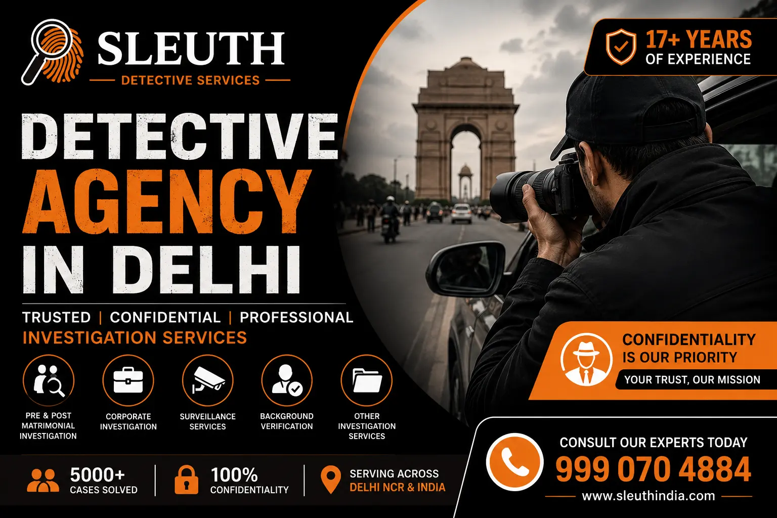 Read more about the article Detective Agency in Delhi – Trusted Private Investigation Services by Sleuth India